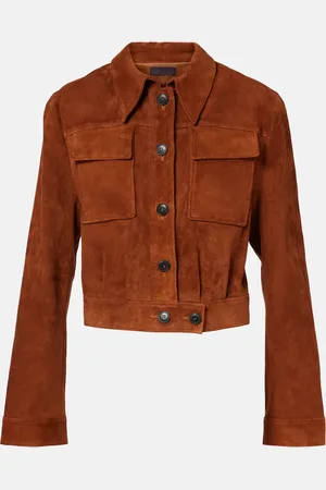 Stouls Giacca cropped Leoncino in pelle