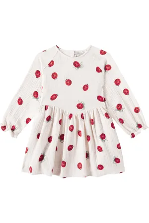 Konges Sløjd Konges Sløjd Abito Coco Ladybug in cotone con stampa