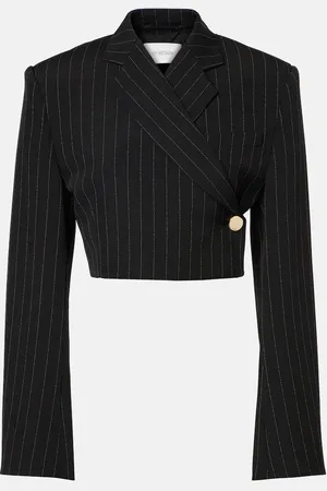 Sportmax Blazer cropped Utopia a righe