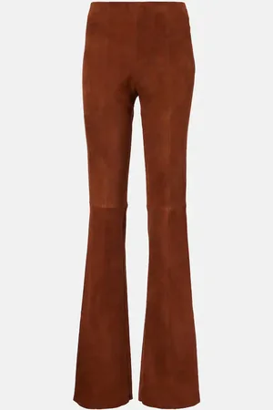 Stouls Pantaloni flared Gege in suede