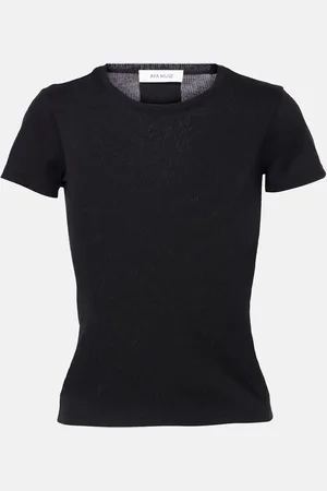 AYA MUSE T-shirt in maglia di cotone a coste