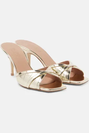 MALONE SOULIERS Mules Perla 70 in pelle stampata