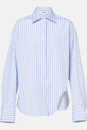 The Attico Camicia Eliza asimmetrica in cotone