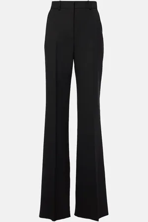 Sportmax Pantaloni flared Oxalis in lana vergine