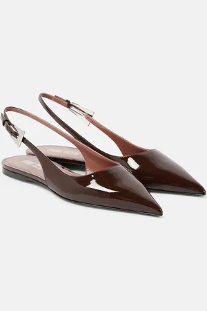 PARIS TEXAS Ballerine slingback Jessica 10 in vernice