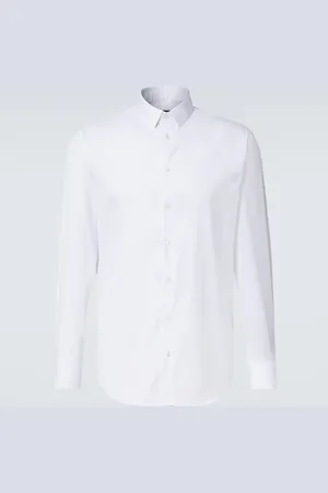 Giorgio Armani Camicia in popeline di misto cotone