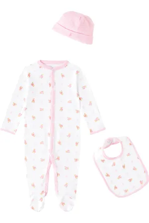 Ralph Lauren Baby - Body, bavaglino e berretto in cotone