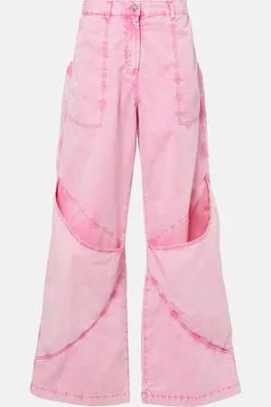 The Attico Pantaloni a gamba larga in canvas
