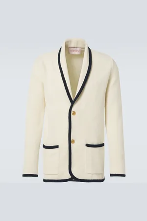 VALENTINO Cardigan in lana e cotone