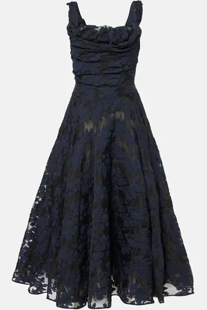 Vivienne Westwood Abito lungo Chichi in misto cotone