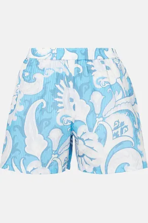 Etro Shorts in cotone e seta con stampa