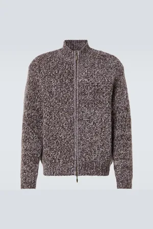 LE KASHA Pullover in cashmere con zip