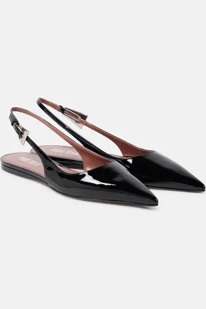 PARIS TEXAS Ballerine slingback Jessica 10 in vernice