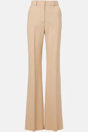 Sportmax Pantaloni flared Oxalis in lana vergine