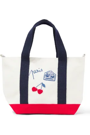 BONPOINT Borsa a spalla Cabas in canvas