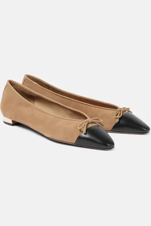 Aquazzura Ballerine Gioia in suede colorblock