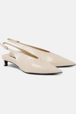 Jil Sander Pumps slingback in pelle