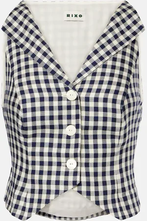 RIXO London Gilet Tiggy a quadri
