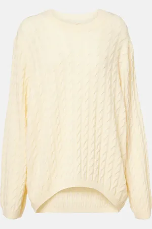 Jardin des Orangers Pullover in lana e cashmere a trecce