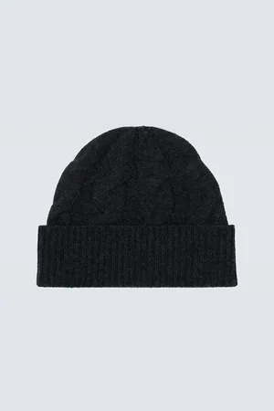 LE KASHA Berretto in maglia di cashmere a trecce