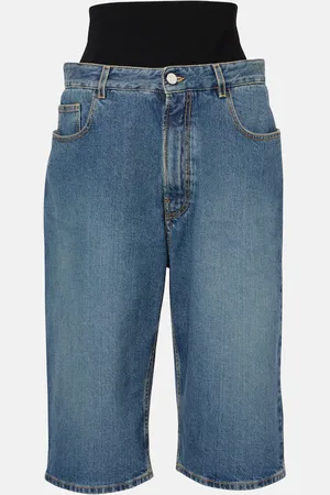 Alaïa Alaïa Jeans cropped con gamba arrotondata