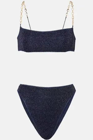 Oseree Oséree Bikini Lumière O-Chain in lamé