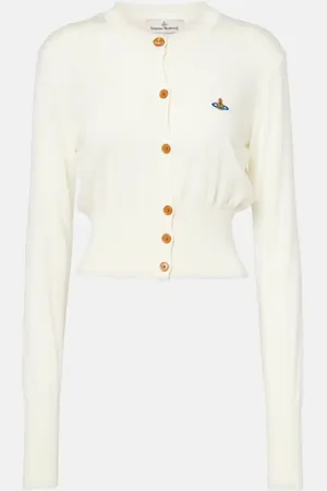 Vivienne Westwood Cardigan cropped Bea in lana e seta