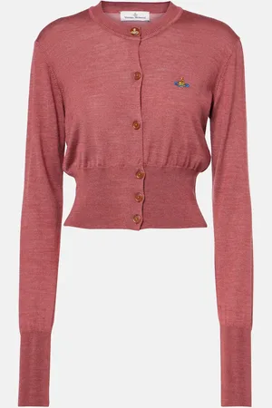 Vivienne Westwood Cardigan cropped Bea in lana e seta