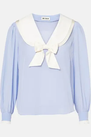 RIXO London Top Eimer in seta