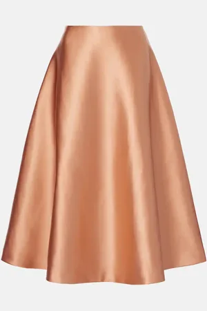 Carolina Herrera Gonna midi in raso