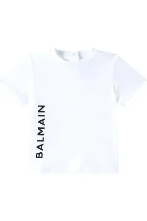 Balmain T-shirt in cotone con logo