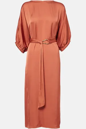 Velvet Abito midi Laurel in raso