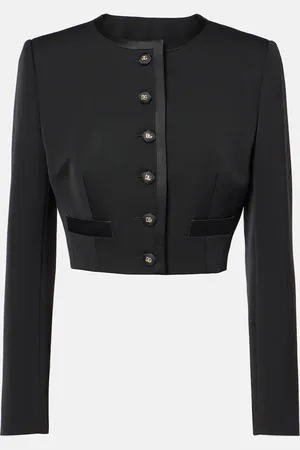 Dolce & Gabbana Giacca cropped in misto lana
