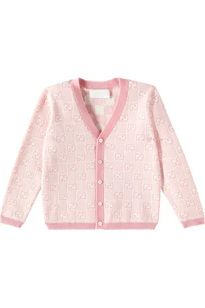 Gucci Baby - Cardigan GG in cotone