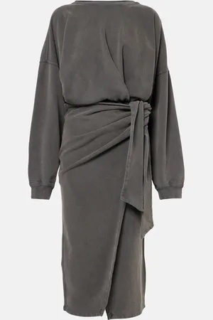 Marant Etoile Abito felpa Sandrina in jersey di cotone