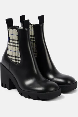 Burberry Stivaletti Chelsea Check