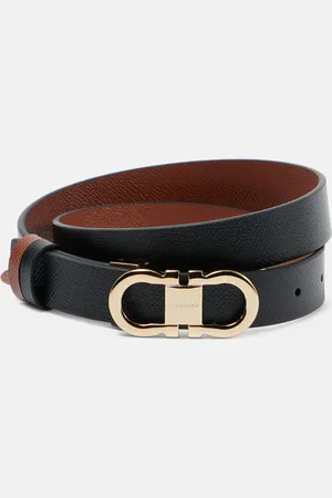 Salvatore Ferragamo Cintura reversibile Gancini in pelle