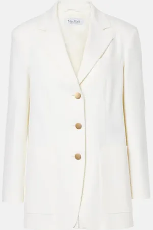 Max Mara Giacca monopetto in drill di cotone
