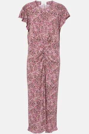 Isabel Marant Abito midi Terena con stampa