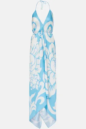 Etro Abito midi in seta con stampa