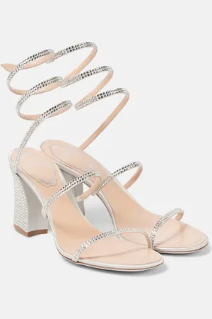 RENE CAOVILLA Sandali Cleo 80 in raso
