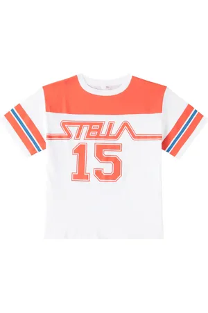Stella McCartney T-shirt in jersey di cotone con stampa