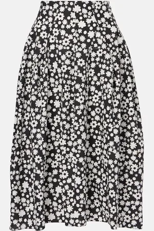 Marni Gonna midi in cotone con stampa