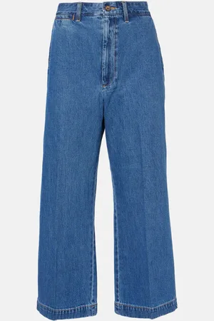 Ralph Lauren Jeans a gamba larga cropped