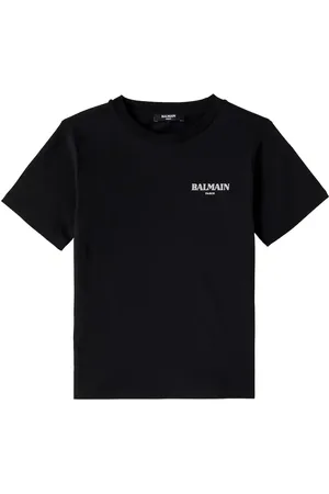 Balmain T-shirt in jersey di cotone con logo