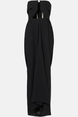 Rick Owens Abito lungo Amphora Prong in lana