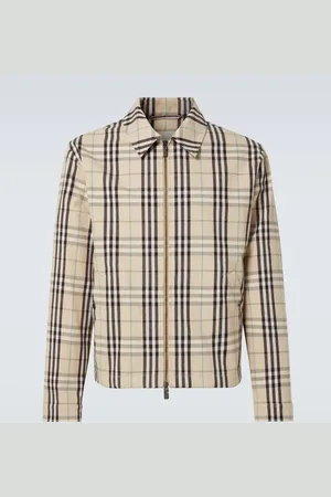 Burberry Giacca in cotone Check