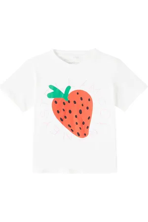 Stella McCartney T-shirt in jersey di cotone con stampa