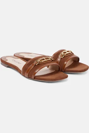 Tom Ford Sandali Whitney Stadium T in pelle