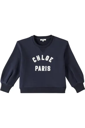Chloé Chloé Kids in pile di cotone con logo